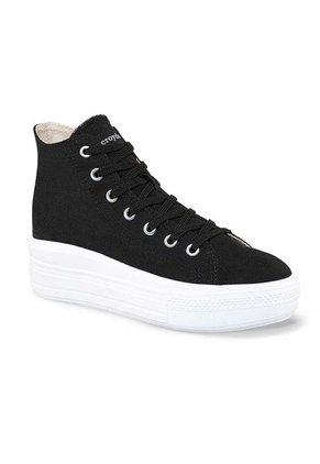 Botines Discovery Alto Pl Negro Para Niña Croydon