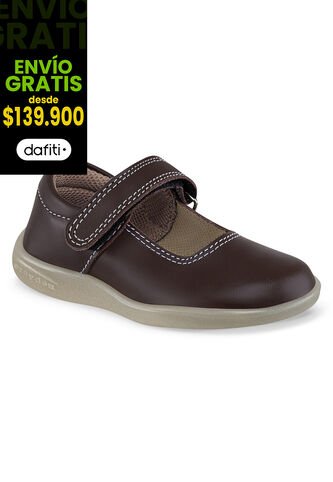 Zapatos Escolares Mafalda Café Para Niña Croydon Croydon