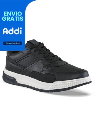 Tenis Urbanos Baxter Negro Croydon Para Hombre Croydon