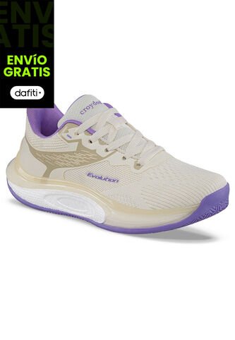 Tenis Running Fibyn Beige Croydon Para Mujer Croydon