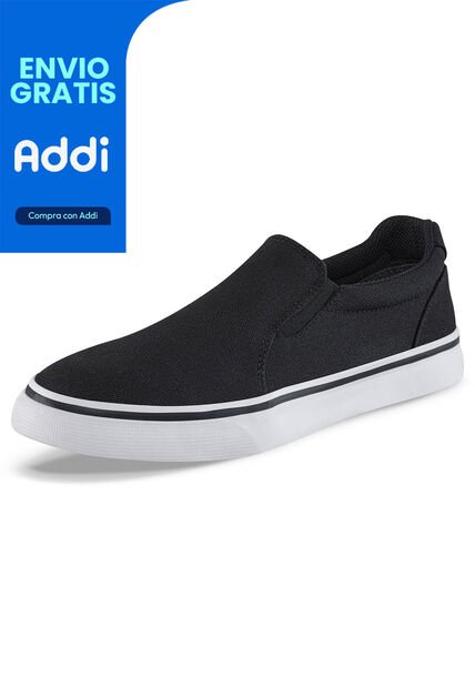 Tenis Casuales Way Negro Croydon Para Hombre