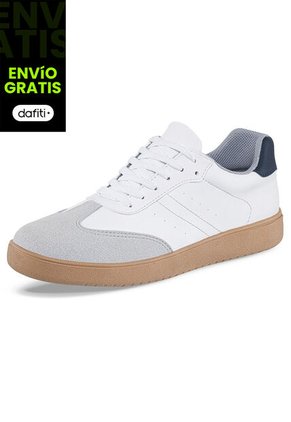 Tenis Kameko Blanco-Azul Para Hombre Croydon