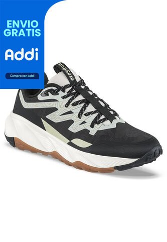 Tenis Trail Running Siburu Negro Croydon Para Hombre Croydon