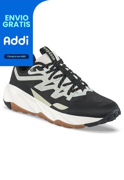 Tenis Trail Running Siburu Negro Croydon Para Hombre