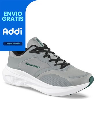 Tenis Running Glad Gris Croydon Para Hombre Croydon