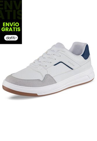 Tenis Urbanos Tabio Blanco-Azul Para Hombre Croydon Croydon
