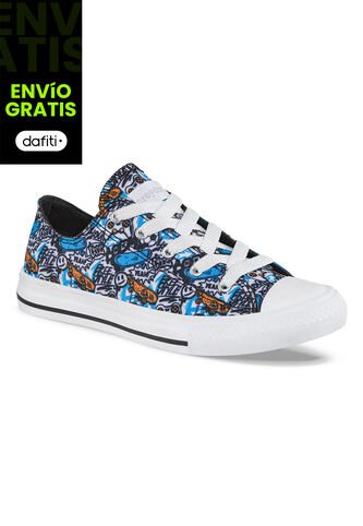 Tenis Krabs Bajo Azul Para Niño Croydon Croydon