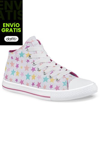 Tenis Lou Alto Blanco Para Niña Croydon Croydon