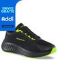 Tenis Running Armal Negro-Verde Croydon Para Hombre de Croydon