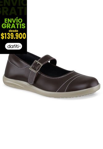 Zapatos Colegio Mathilde Café Para Niña Croydon Croydon