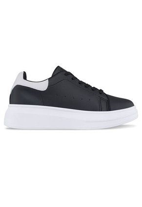 Tenis Ailen Negro Blanco Croydon Negro-Bla Para Mujer Croydon
