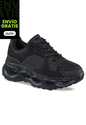 Tenis Quiver Negro Para Mujer Croydon