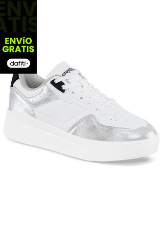 Zapatos Quasa Blanco-Plata Para Mujer Croydon Croydon