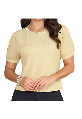 Blusa Amal Amarillo Croydon Para Mujer Croydon