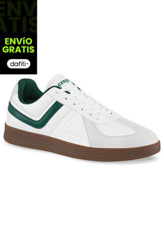 Tenis Pinal Blanco-Verde Para Hombre Croydon Croydon