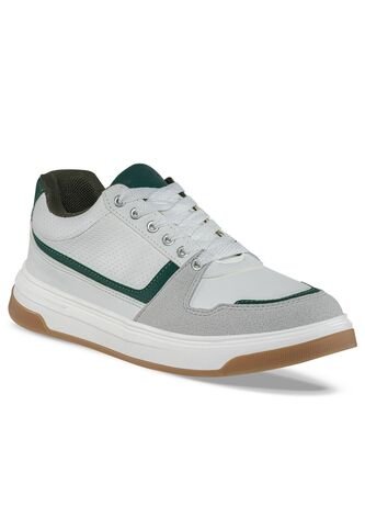 Tenis Urbanos Yorik Blanco-Verde Croydon Para Hombre Croydon