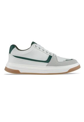Tenis Urbanos Yorik Blanco-Verde Croydon Para Hombre