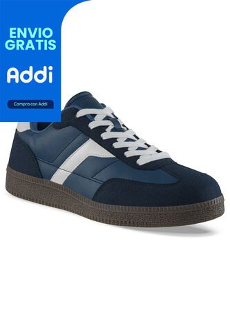 Tenis Casuales Ilor Azul Osc Croydon Para Hombre Croydon