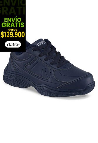 Tenis Colegial 10 New Azul Para Niño Y Niña Croydon Croydon