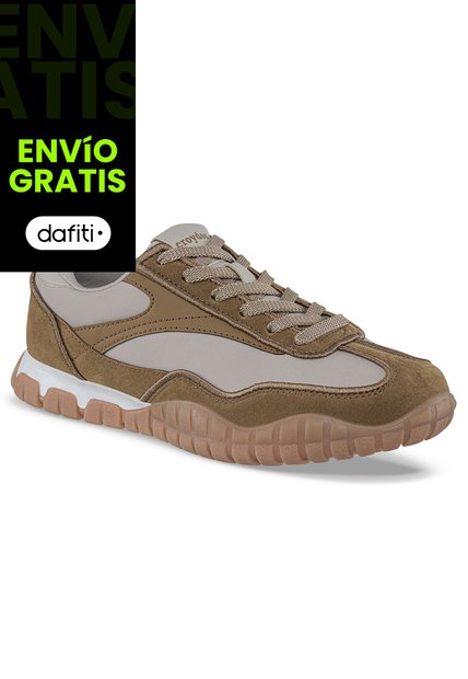 Tenis Urbanos Zilmo Beige Croydon Para Mujer