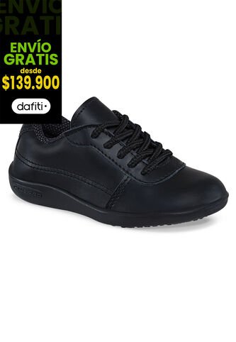 Zapatos Escolares Circuit Negro Para Niño Croydon Croydon