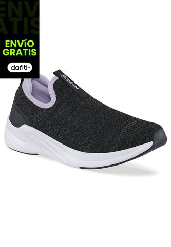 Tenis Running Anylar Negro-Lila Para Mujer Croydon Croydon