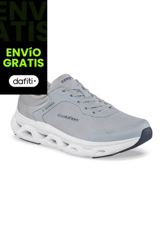 Tenis Running Rwag Gris Croydon Para Hombre Croydon