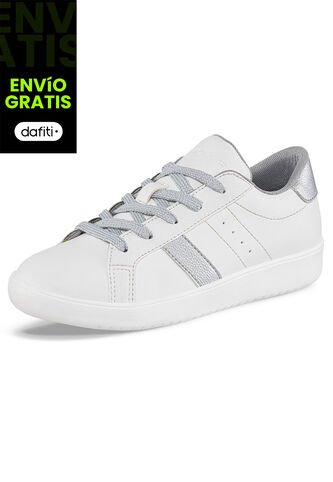 Tenis Casuales Gregg Plata Para Niña Croydon Croydon