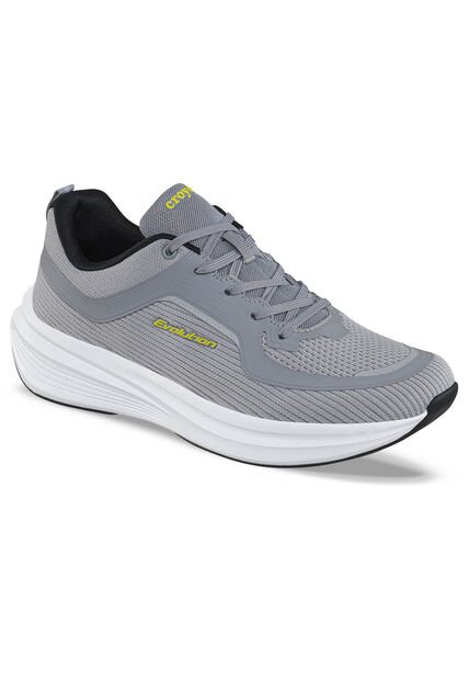 Tenis Running Nock Gris Croydon Para Hombre