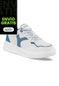Tenis Casuales Cezor Blanco-Azul Croydon Para Mujer de Croydon
