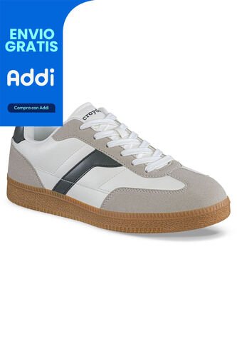 Tenis Casuales Ilor Beige-Verde Croydon Para Hombre Croydon