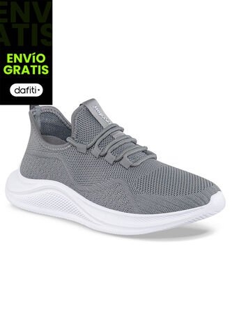 Tenis Running Hetter Gris Para Mujer Croydon Croydon