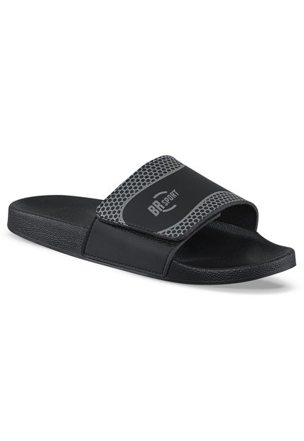 Sandalias Playeras Fynox Negro Croydon Para Hombre