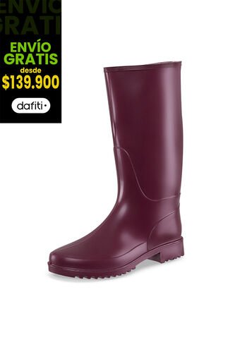 Botas De Lluvia Tiffany Colors Vino Para Mujer Croydon Croydon