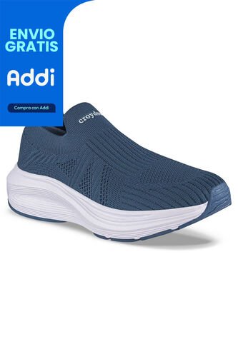 Tenis Para Caminar Wefer Azul Osc Croydon Para Mujer Croydon