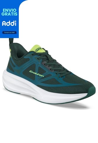 Tenis Running Qejoy Verde Croydon Para Hombre Croydon