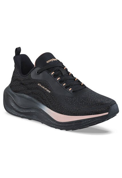 Tenis Running Seph Negro Croydon Para Mujer