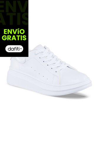 Tenis Urbanos Euforia Blanco-Blanco Croydon Para Mujer Croydon