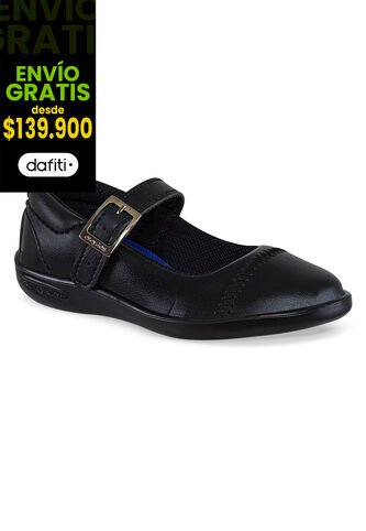 Zapatos Escolares Colegial Lorik Negro Para Niña Croydon Croydon