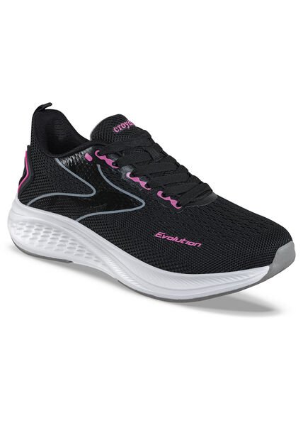 Tenis Running Bagol Negro Croydon Para Mujer