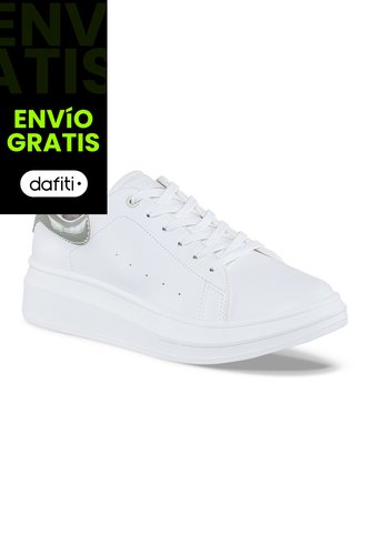 Tenis Urbanos Euforia Blanco-Verde Croydon Para Mujer Croydon