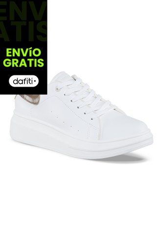 Tenis Urbanos Euforia Blanco-Café Croydon Para Mujer Croydon