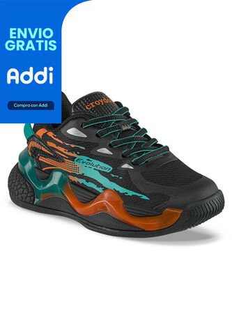 Tenis Running Mertik Negro-Nar Croydon Para Niño Croydon
