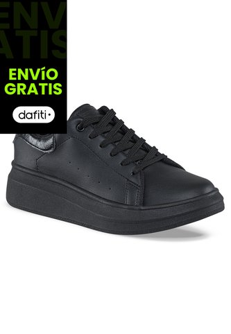 Tenis Urbanos Euforia Negro-Negro Croydon Para Mujer Croydon