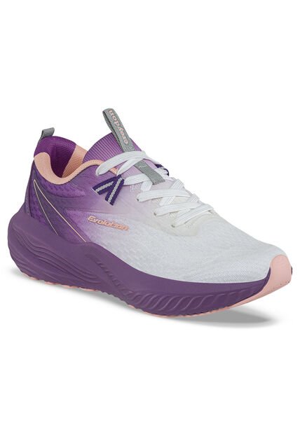 Tenis Running Vacod Blanco-Mora Croydon Para Mujer