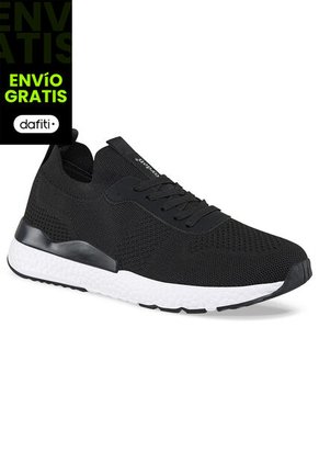 Tenis Running Kila Negro-Blanco Para Hombre Croydon