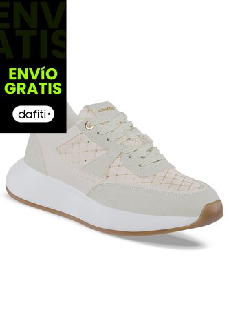 Tenis Urbanos Xanthee Beige Croydon Para Mujer Croydon