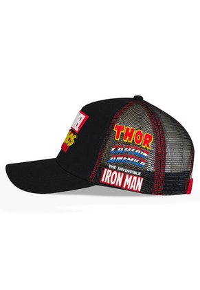 Gorra Marvel Negro Croydon Para Hombre