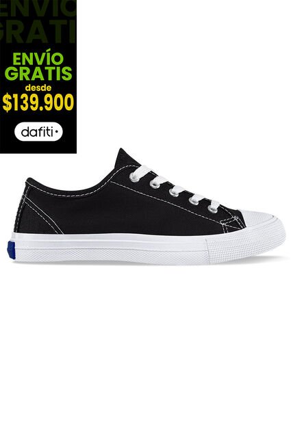 Tenis Deportivo Bajo Negro Para Hombre Croydon