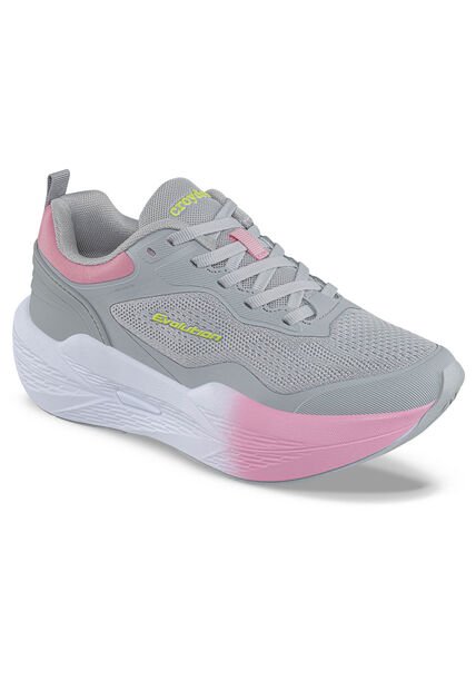 Tenis Running Pizod Gris Croydon Para Mujer